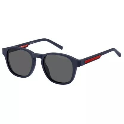 ARMAÇÃO DE ÓCULOS CLIP ON TOMMY HILFIGER AZUL E VERMELHO