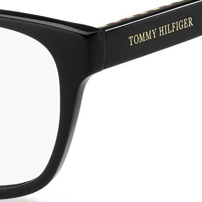 OCULOS ARMAÇÃO PRETO LISO/ROSA LISTRADO DENTRO CHRY PRETO