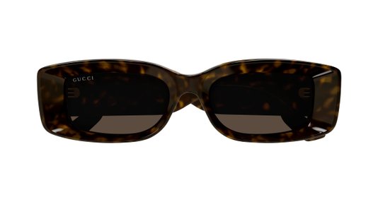 Óculos de Sol Gucci GG1528S 002 - Marrom Havana Escuro Brilhante 53