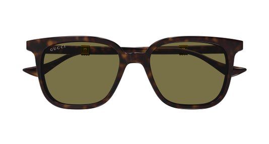 Óculos de Sol Gucci GG1493S 002 - Marrom Havana Escuro Brilhante 54