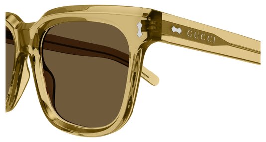 Óculos transparente amarelo Gucci de Sol GG1523S-004
