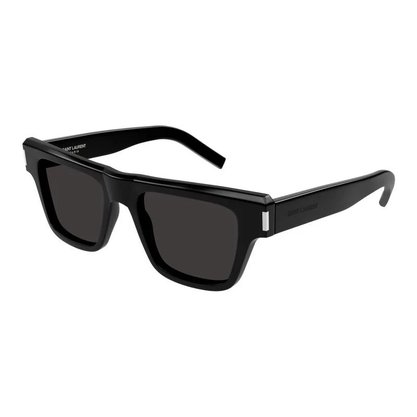 OCULOS DE SOL SAINT LAURENT PRETO MEIO RETO