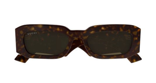 Óculos de Sol Gucci GG1426S-002 54 Acetato Marrom Mesclado com lentes na cor Marrom