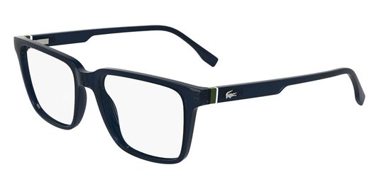 OCULOS LACOSTE ACETATO VISTA TRANSPARENTE BLUE AZUL