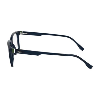 OCULOS LACOSTE ACETATO VISTA TRANSPARENTE BLUE AZUL