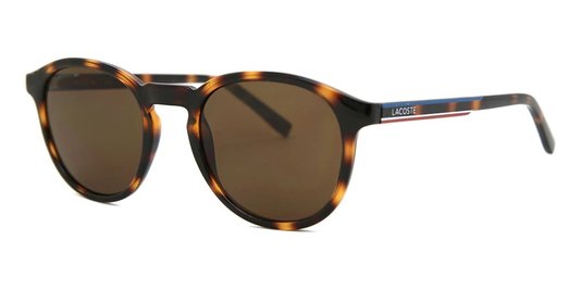 OCULOS LACOSTE SUNS HAVANA AMARELO