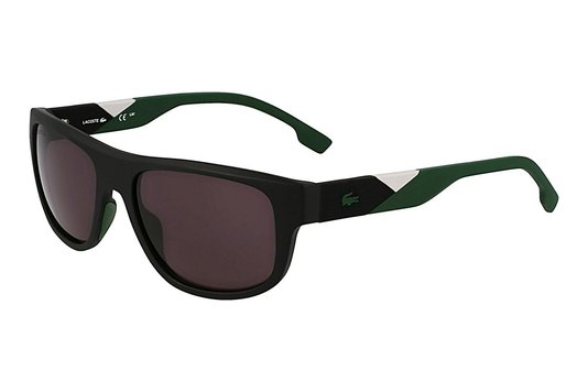OCULOS LACOSTE SUNS MATTE BLACK E GREY  AMARELO