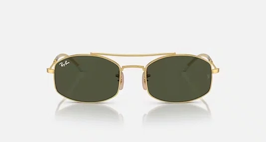 Óculos de Sol Metal Dourado RB3719