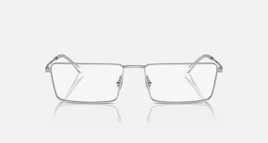 Óculos Armação Prata Rayban EMY OPTICS 0RX6541 2501