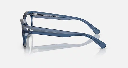 OCULOS RAYBAN AZUL ESCURO TRANSPARENTE PRETO