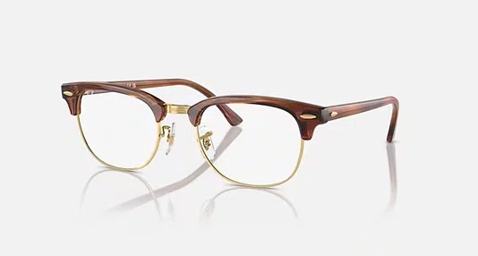 OCULOS RAYBAN CLUBMASTER HAVANA DOURADO PRETO