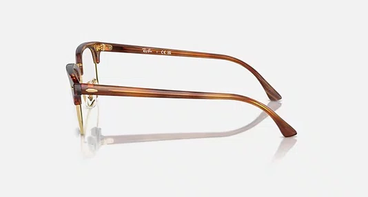 OCULOS RAYBAN CLUBMASTER HAVANA DOURADO PRETO