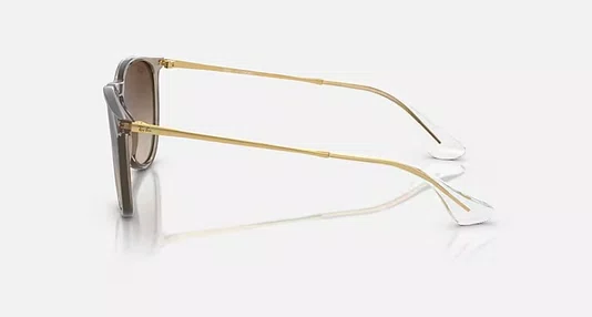 OCULOS RAYBAN ERIKA ARMAÇÃO MARROM CLARO PRETO