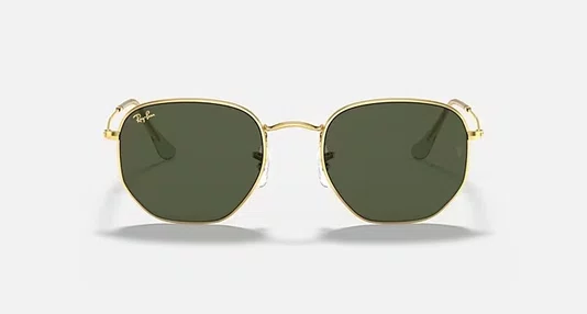 OCULOS RAYBAN HEXAGONAL METAL DOURADO