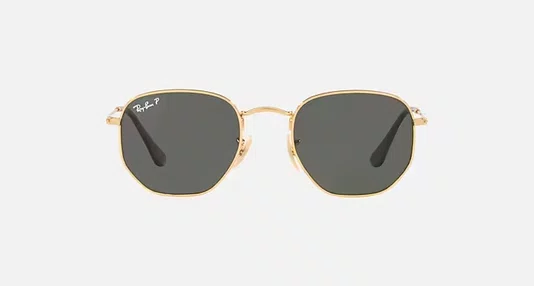 OCULOS RAYBAN HEXAGONAL METAL DOURADO