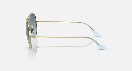 OCULOS RAYBAN METAL MASC.AVIATOR ARISTA CLEAR GRADIENT BROWN PRETO