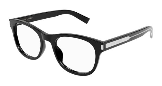 OCULOS RECEITUARIO SAINT LAURENT BLACK CRISTAL  PRETO