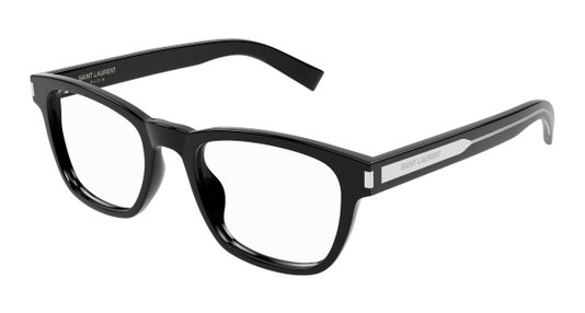 OCULOS RECEITUARIO SAINT LAURENT BLACK  CRISTAL PRETO