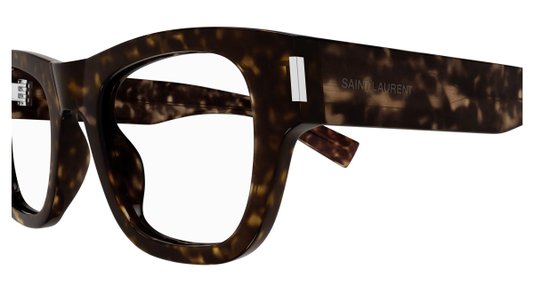 Óculos Armação Saint Laurent Havana marrom SL698-002