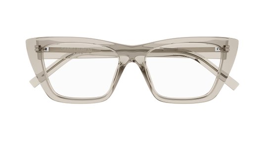Óculos Armação Beje Transparente SAINT LAURENT SL 276 MICA OPT-005