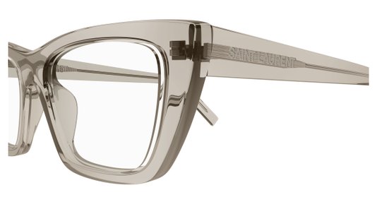 Óculos Armação Beje Transparente SAINT LAURENT SL 276 MICA OPT-005