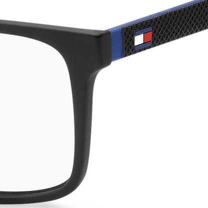 OCULOS TOMMY HILFIGER ACETADO PRETO COM AZUL