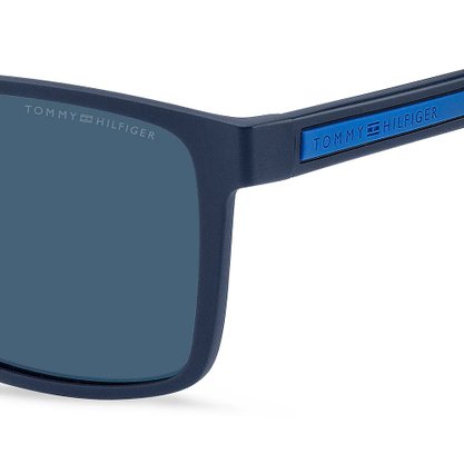 OCULOS TOMMY HILFIGER ACETATO AZUL FOSCO POLARIZADO AZUL