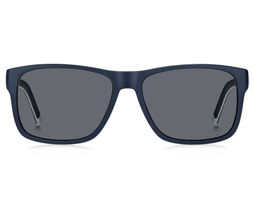 OCULOS TOMMY HILFIGER AZUL DETALHE BRANCO