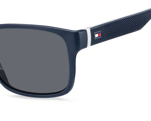 OCULOS TOMMY HILFIGER AZUL DETALHE BRANCO