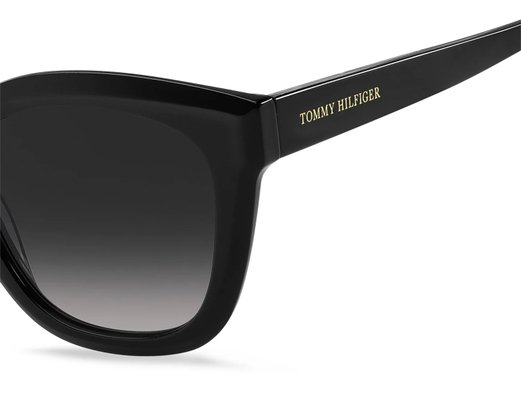 OCULOS TOMMY HILFIGER FEMININO ACETATO PRETO