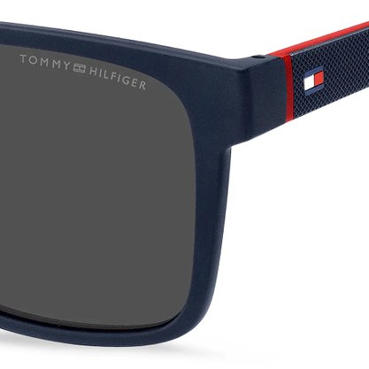 OCULOS TOMMY HILFIGER MASCU AZUL E VERMELHO