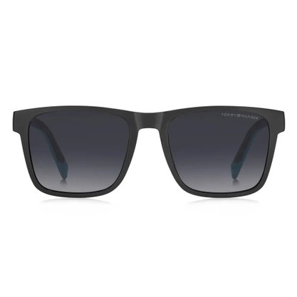 OCULOS TOMMY HILFIGER MASCU PRETO COM DETALHE AZUL