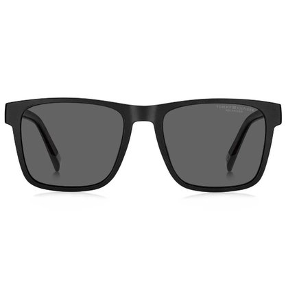 OCULOS TOMMY HILFIGER MASCU PRETO E CINZA POLARIZADO