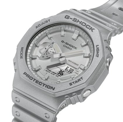 Relógio Casio G-Shock Cinza Metálico GA-2100FF-8ADR