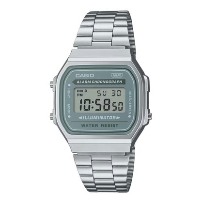 REL.CASIO VINTAGE AÇO/FUNDO AZUL