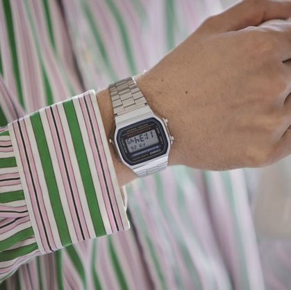 Relógio Casio Vintage Prata A168WA-1WDF
