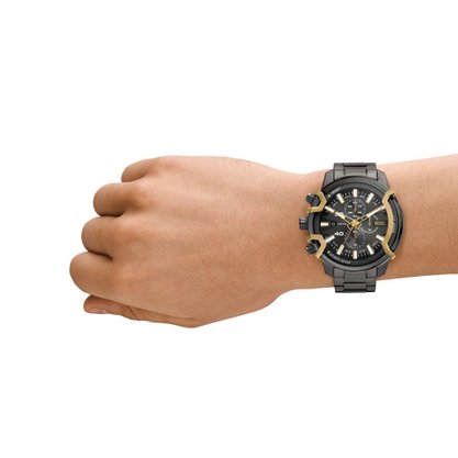 Relógio Diesel Masculino Griffed Em Aço Grafite DZ4668B1