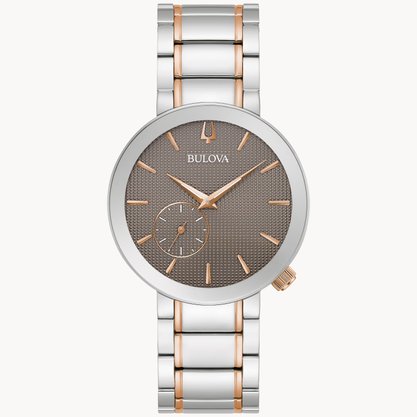 RELOGIO BULOVA LATIN GRAMMY PRATA E ROSE