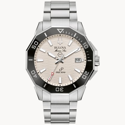 RELOGIO BULOVA MARINE STAR PRATA