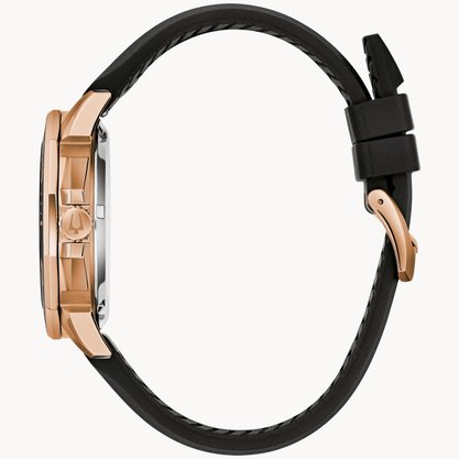 Relógio Bulova Marine Star Masculino Silicone Marrom 98b421n
