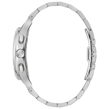 Relógio Bulova Curv Masculino Aço Prata 96a297n