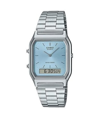RELOGIO CASIO DE PULSO VINTAGE/FUNDO AZUL