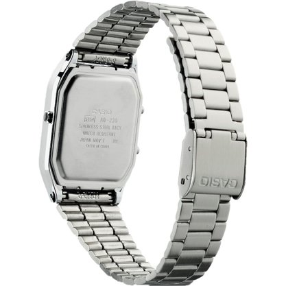 Relógio Casio Vintage Prata e Azul AQ-230A-2A1MQYDF