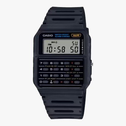 RELOGIO CASIO VINTAGE CALCULADORA PRETO