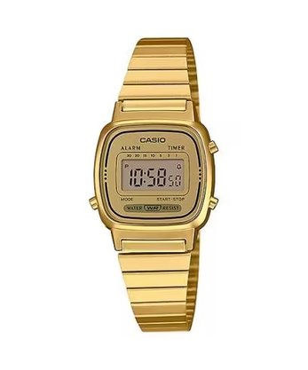 RELOGIO CASIO VINTAGE MINI DOURADO