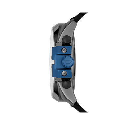 Relógio Diesel Mega Chief Cronógrafo Masculino Preto com Grafite e Azul - DZ4500B1 G2GX