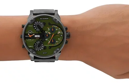 Relógio DIESEL cronógrafo verde masculino DZ7477B1 E1GX