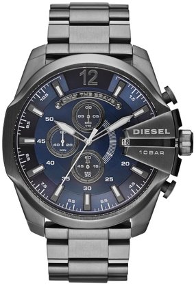 Relógio DIESEL masculino cronógrafo Grafite e Azul DZ4329B1 D2GX