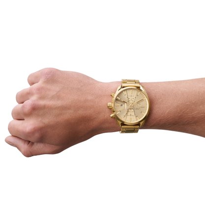 Relógio Diesel Cronógrafo Masculino dourado - DZ4475B1 C1KX