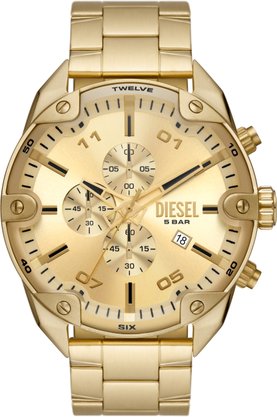 Relógio Diesel Masculino Aço Dourado DZ4608B1-C2KX